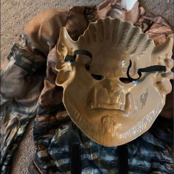 World of Warcraft Durotan Orc Classic Muscle Child Costume LG 10-12 - Picture 8 of 8